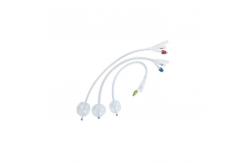China Medical Obstetric Table Latex Silicone Foley Balloon Catheter Two / Three Ways supplier