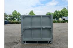 China Q235 Pallet Cage With Steel Sheet Enclosure Load Capacity 2.0 Tons supplier