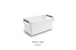 China 14x30cm Plastic Storage Basket Drawer Organizers Rectangle supplier