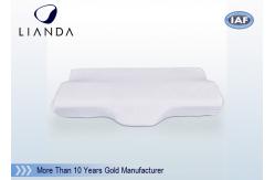 China Health Contour Memory Foam Pillows Specially Curved Fitting Human Neck And Head supplier
