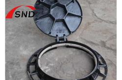 China Round D400 Anodic Oxidation Ductile Iron Manhole Cover Spray Paint supplier