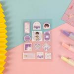 Printed DIY Waterproof Stickers Kindergarten Reward Cartoon Character Stickers for sale