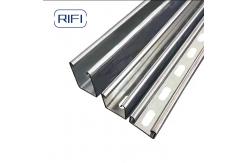 China Galvanized Sheet Slotted Strut With Galvanized Steel Slotted Strut Channel supplier