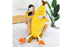 China Plush Home Decorative Throw Pillow With Banana Design supplier