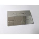 Customized Logo Engraved Metal Business Cards Personalized Mirror Surface