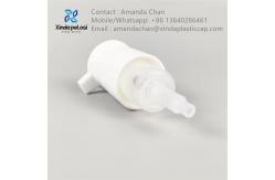 China Liquid Soap Dispenser Screw Lotion Pump White Plastic Pump Head For Washing supplier