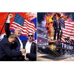 Customized President Image 3d Lenticular Print 3D Flip Effect Poster