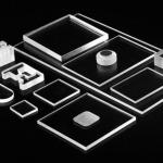 UV Quartz Plate Laser Window Printer Fused Silica Sight Glass Clear Fused Silica Quartz Disc for sale