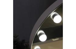 China Round LED Vanity With Mirror And Lights Desktop Adjustable Lighting supplier