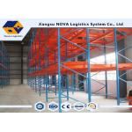 High Densities Push Back Pallet Racking Storage With Three / Four Deep Systems for sale