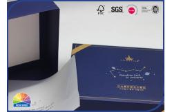 China Customized CMYK Hot Stamping Paper Gift Box Matt Lamination For Towel Clothing supplier