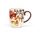 Custom Printed Coffee Mugs Harvest Style Ceramic Mug With 3D Decal In Glaze for sale