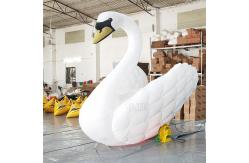 China Large Party Decororation Inflatable Swan Model For Event supplier