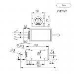 U1253  7.2w 12mm Open Frame Solenoid