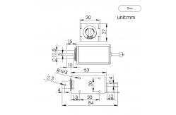 China U1253  7.2w 12mm Open Frame Solenoid supplier