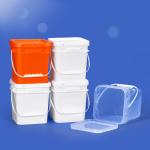 Bulk Sealed Square 5 Gallon Transparent Bucket Food Safe Custom for sale