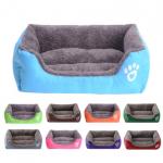 Warm Candy Color Pet Nest Dog Bed 100% Cotton Waterproof for sale
