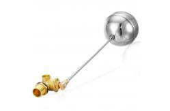 China Brass Water Control Float Valve ,  Mini Industrial Ball Float Valve supplier