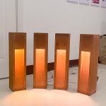 2mm Thickness Led Bollard Lights Outdoor Powder Coated Finish For Pathway