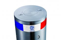 China Led Warning Traffic Control Bollards Emergency Lowering Dia 271mm Electric Rising supplier