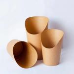 12oz 16oz Waffle Recyclable Paper Cups , Compostable Paper Cups Food Grade Ink for sale