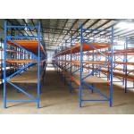 Multi - Tier Long Span Racking System Steel Storage Shelves Orange Coating