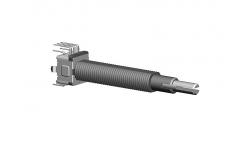 China 11mm Metal Shaft Incremental Coded Rotary Switch EC11-09-01-L2B-HA1 supplier