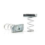 ISO DIN JIS ANSI ASTM BS GB Standard Blue White Zinc Plated M8 M10 M12 Carbon Steel Spring Nuts for Fastening Solutions for sale