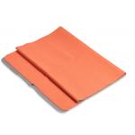 Orange Yoga Mat Cover Towel , Lightweight Skidless Yoga Mat Towel Soft Feeling for sale