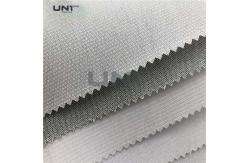 China Good Adhesive Cap Resin Shirt Interlining With PES LDPE Fusing supplier