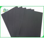 300 - 350 GSM One Side Coated Glossy Black Cardboard For Box Packing