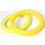 Dog Toy Ball Frisbee 9CM EVA Pull Ring Injection Molding Product Customization for sale