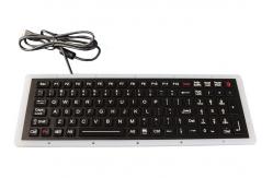 China Military Industrial Backlit Keyboard 100 Keys IP67 Waterproof With Numeric Keypad / FN Keys supplier