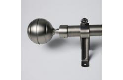China 16mm Home Decorations Plating Retractable Pipe Curtain Rods supplier