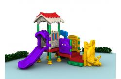 China Residential Area Kids Plastic Playground Equipment High Security Long Using Life supplier