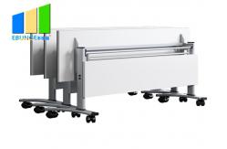China Modern Office Room Simple Design Mobile Folding Training Tables With Metal Frame supplier
