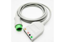 China TPU 12 Pin ECG Cables And Leadwires Stable Compatible Mindray To Siemens supplier