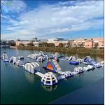 Exciting Inflatable Water Park For Schools And Summer Camp for sale