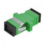 SC APC SX Welding Fiber Optic Adapter / Coupler With Flange for sale