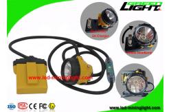 China 25000 Lux Waterproof Safety Coal Led Miners Cap Lamp With Cable Flash Light supplier