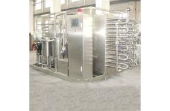 China Hot Filling Juice Dairy Processing HTST Machine With Homgenizer supplier