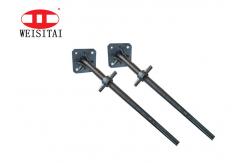China Galvanized Hollow Swivel Base Jack For Push Pull Prop supplier
