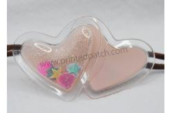 China Clear TPU 0.8mm Embossed Patches With Bling Sequins supplier
