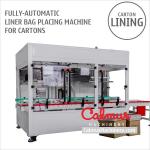 Case Liner Polybag Inserting Machine for Bulk Box Packaging for sale