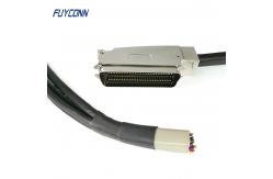 China 100pos RJ21 Telco Trunk Cable Assembly One End With 2pcs Connector supplier