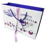 Custom Luxury White Paper Carry Bag With Artwork Printing Manufacturers for sale