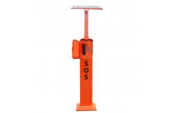 China Solar Powered Roadside Emergency Phone With Pillar Mounting supplier