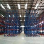 Industrial Double Deep Pallet Rack Customized Metal Racks For Warehouse Storage