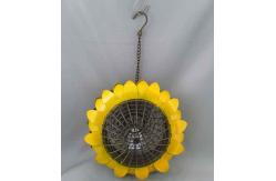China Customized SGS Cast Iron Wall Mounted Metal Bird Feeder Beautiful Cute supplier