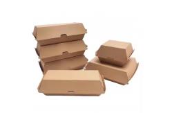 China Burger Box Biodegradable Fast Food Corrugated Cardboard Customization supplier